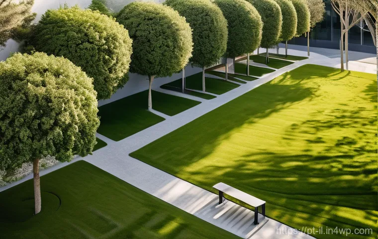 생태계 복원 기술과 도시 녹화 - **"A striking modern building in a bustling Portuguese city, showcasing an expansive, meticulously d...