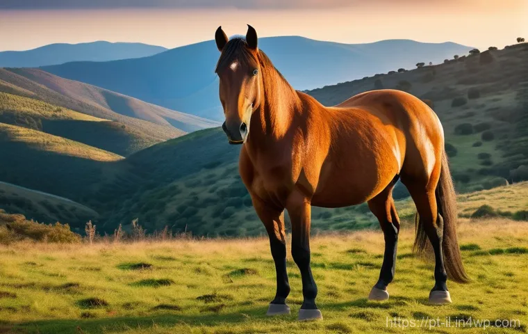 생태계 복원 기술의 지속 가능한 실행 방안 - **Prompt for Rewilding Portugal:**
"A majestic Garrano horse stands gracefully amidst a vibrant,...