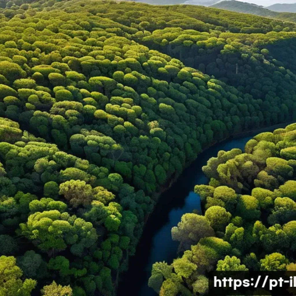 효과적인 생태계 복원 기술 선택 가이드 - **Prompt:** "A breathtaking wide-angle view of a large-scale ecological restoration project in the S...