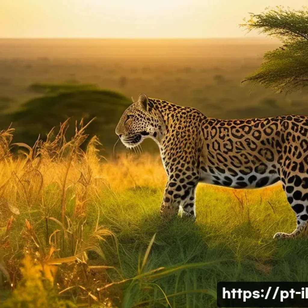 생태계 복원 기술의 과학적 원리 - A vibrant restored Cerrado ecosystem showcasing the reintroduction of key predator species: a dense ...