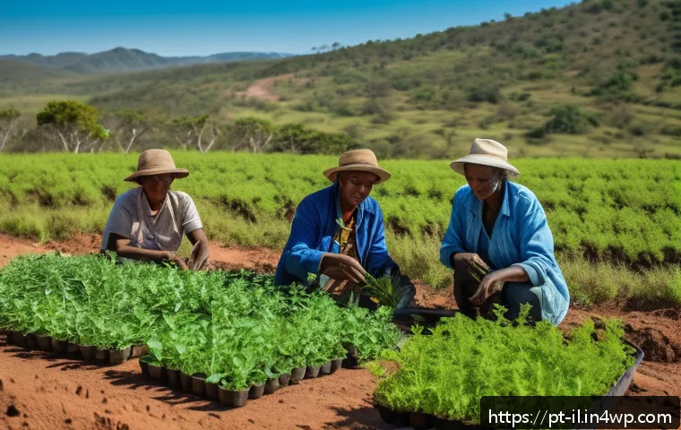 생태계 복원 기술과 지역 경제 활성화 - A vibrant rural community in Brazil’s Cerrado region actively engaged in ecological restoration: loc...